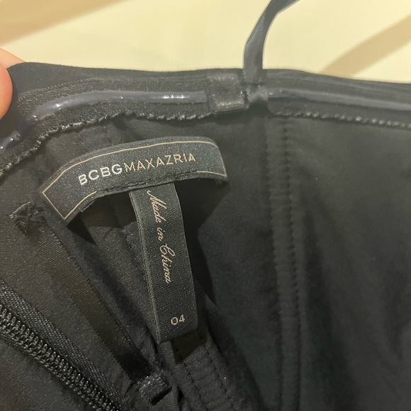 BCBG Black Strapless Gown - 4 - Picture 9 of 11